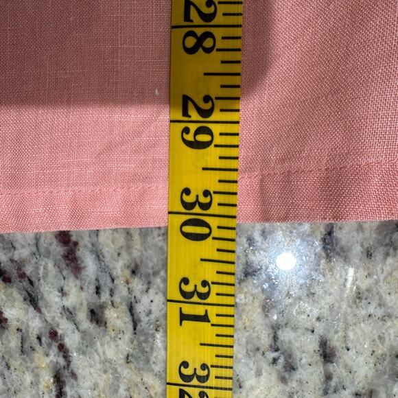 Bryn Walker Light Linen Point Collar Sleeveless Button Front Tunic Orange L - Picture 6 of 8